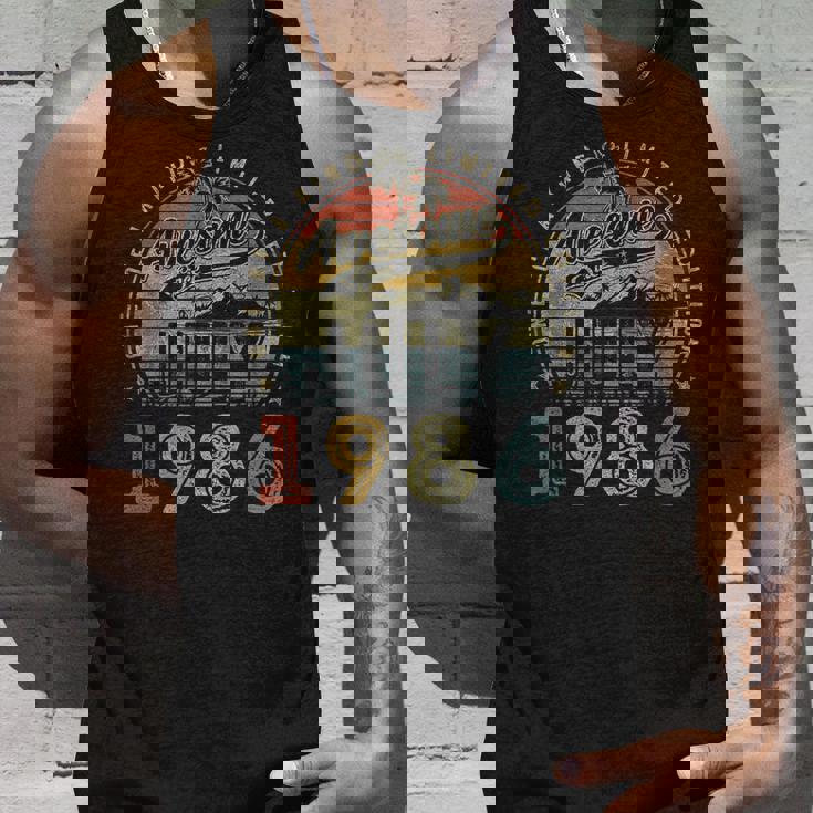 37 Year Old Awesome Since July 1986 37Th Birthday Unisex Tank Top Gifts for Him