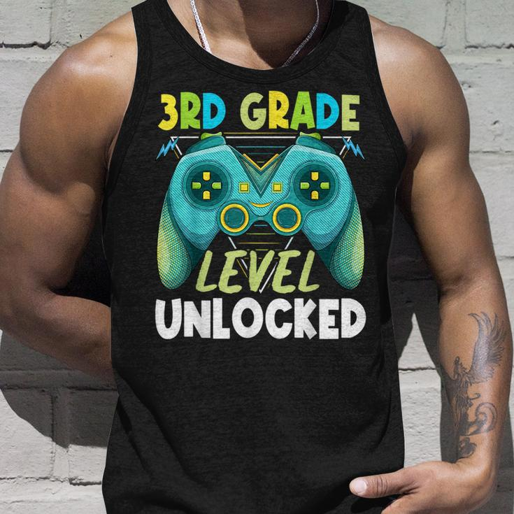 3Rd Grade Level Unlocked First Day Back To School Kids Boys Unisex Tank Top Gifts for Him