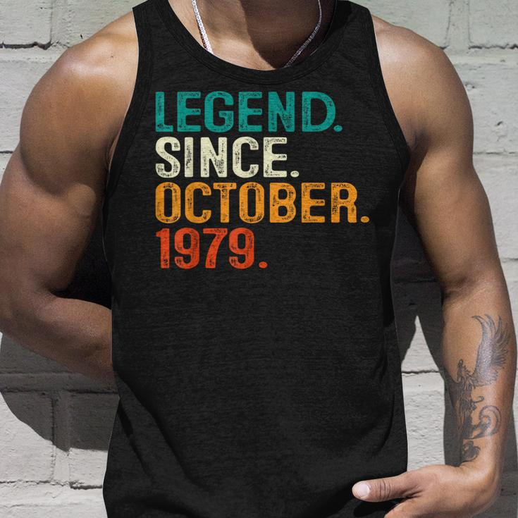 44 Years Old 44Th Birthday Legend Since October 1979 Tank Top Gifts for Him