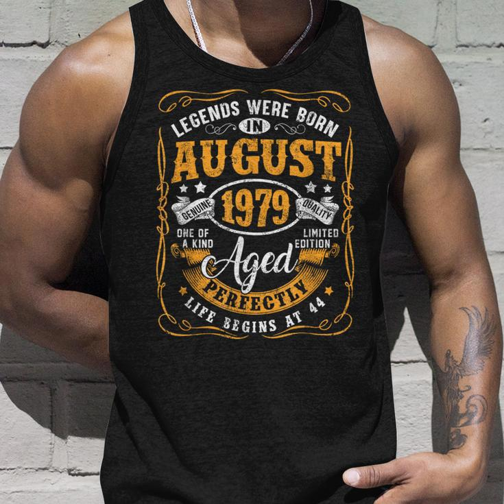 44Th Birthday 44 Years Old Legends Born August 1979 Tank Top Gifts for Him