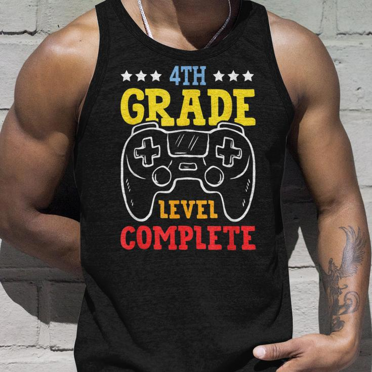4Th Grade Level Complete Last Day Of School Game Controller Unisex Tank Top Gifts for Him