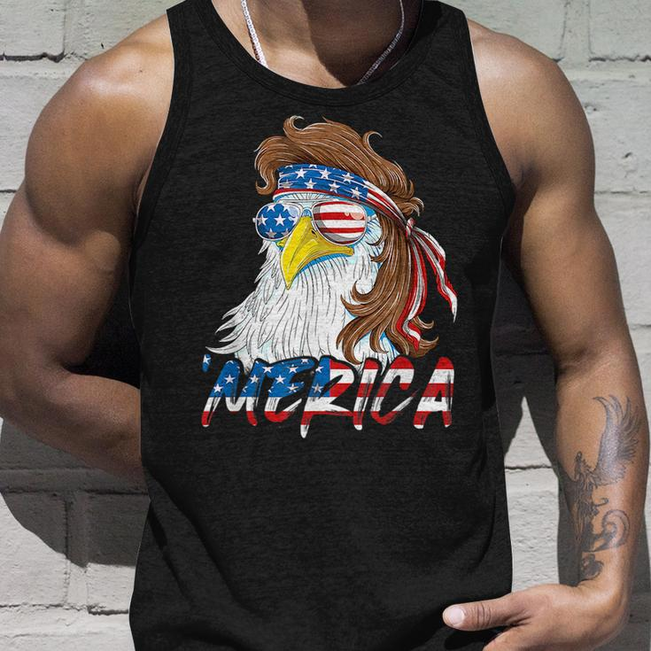 4Th Of July Eagle Mullet Merica Men 4Th Of July American Mullet Tank Top Gifts for Him