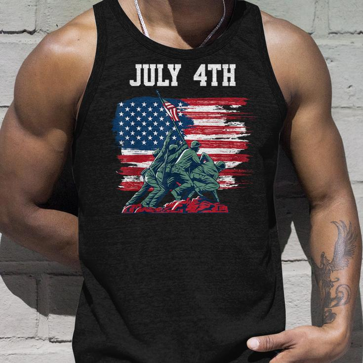 4Th Of July Men Usa American Flag Boys Independence Day Unisex Tank Top Gifts for Him