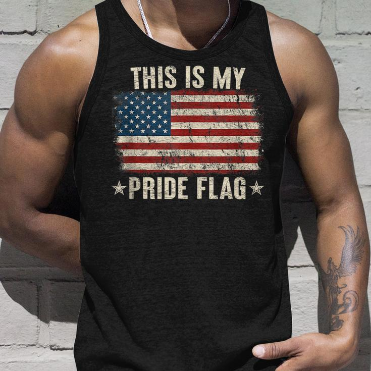 4Th Of July Patriotic This Is My Pride Flag Usa American Unisex Tank Top Gifts for Him