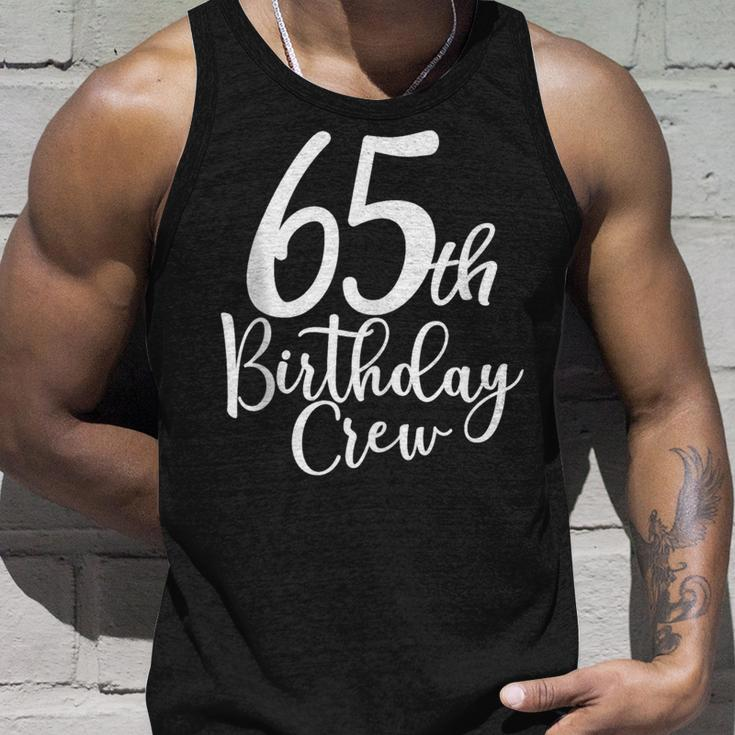 65Th Birthday Crew 65 Years Old Matching Group Party Tank Top Gifts for Him