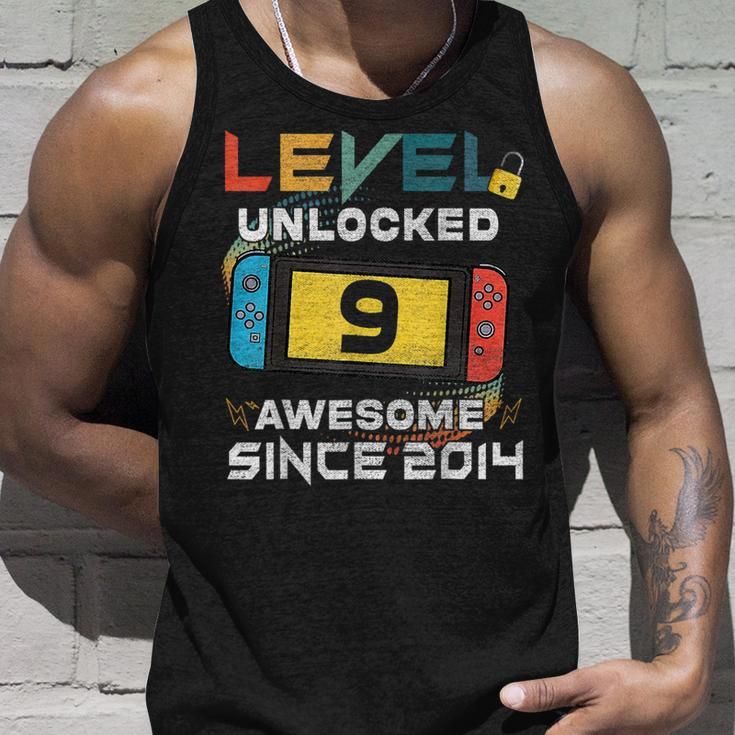 9Th Birthday Boy Level 9 Unlocked Awesome 2014 Video Gamer Unisex Tank Top Gifts for Him