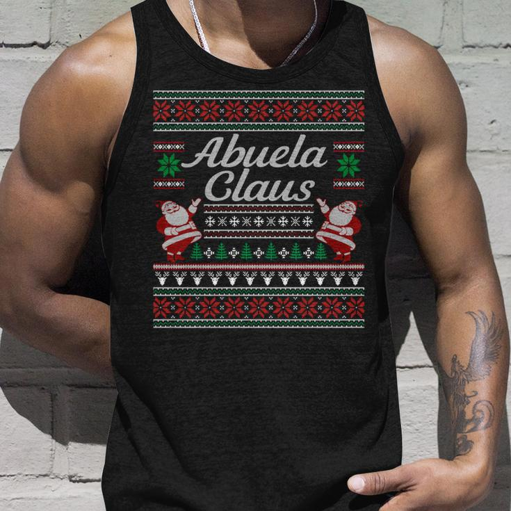 Abuela Claus Ugly Christmas Sweater Pajamas Pjs Tank Top Gifts for Him