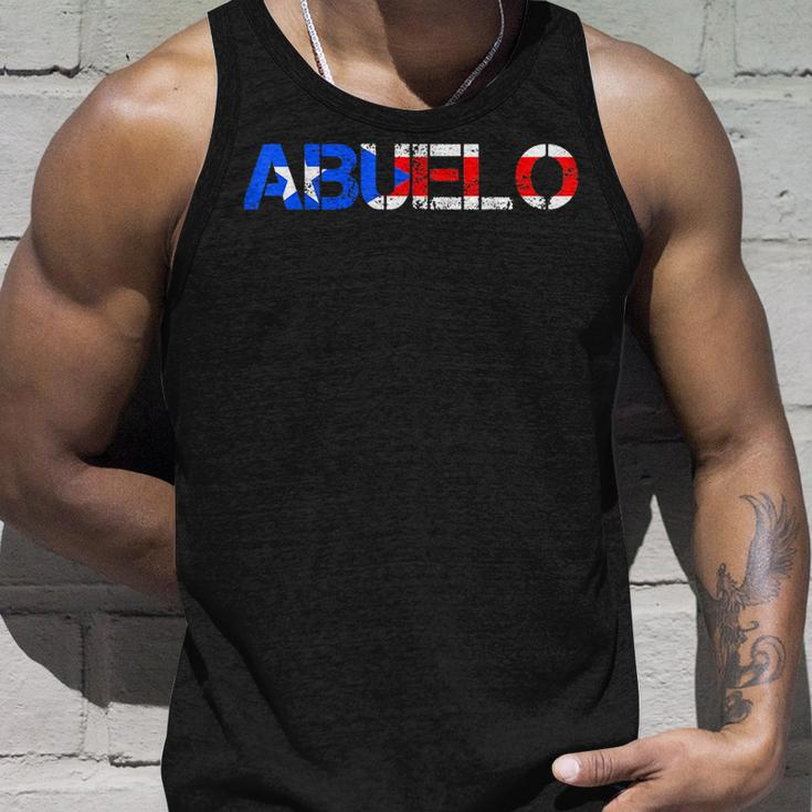 Abuelo Puerto Rico Flag Puerto Rican Pride Fathers Day Gift Unisex Tank Top Gifts for Him