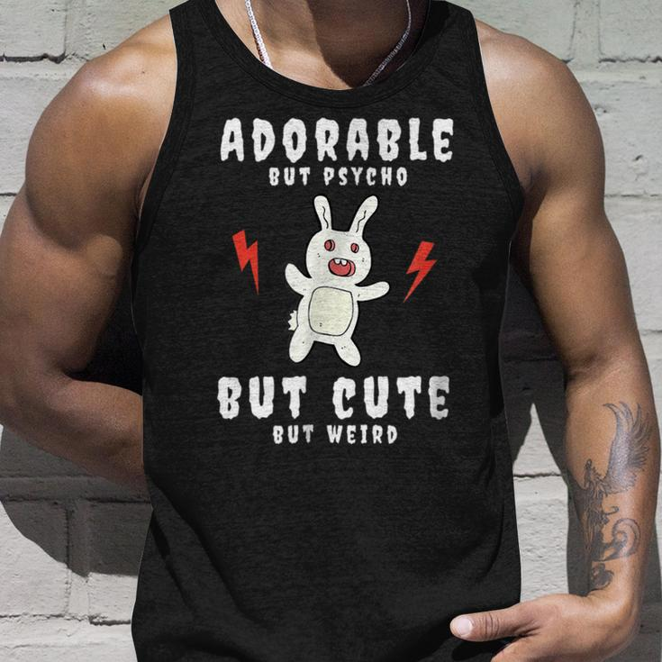 Adorable But Psycho But Cute But Weird Bunny Bunny Tank Top Gifts for Him