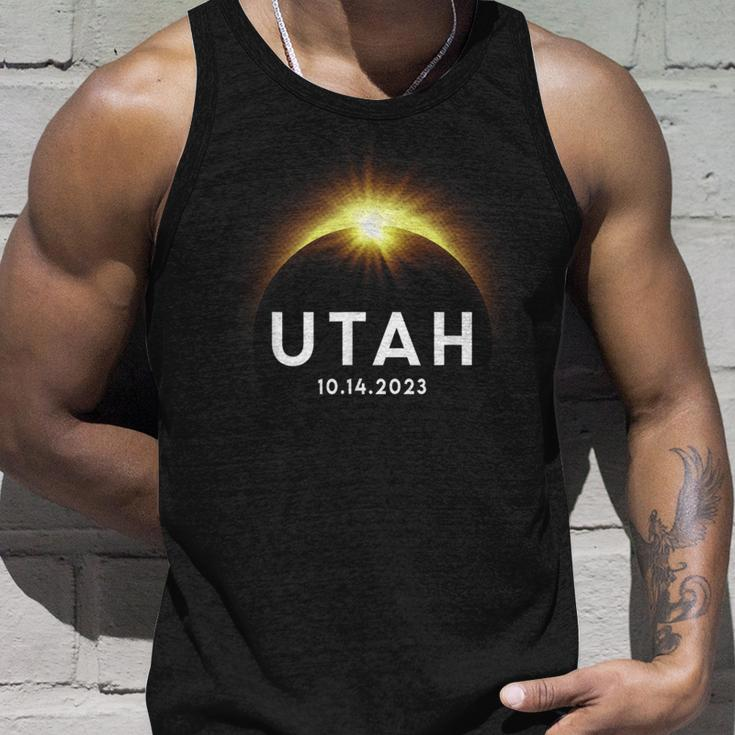 Annular Solar Eclipse October 14 2023 Utah Souvenir Tank Top Gifts for Him