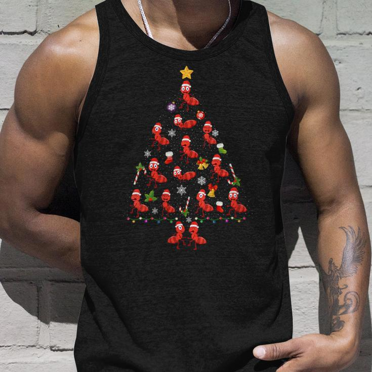 Ant Christmas Tree Ugly Christmas Sweater Tank Top Gifts for Him
