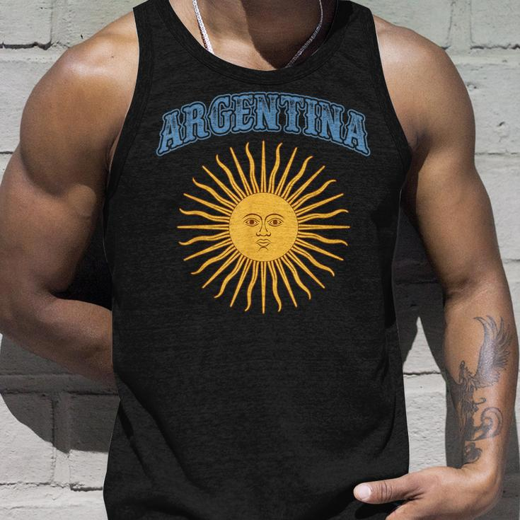 Argentina Hispanic Heritage Month Sun May Argentinian Flag Tank Top Gifts for Him