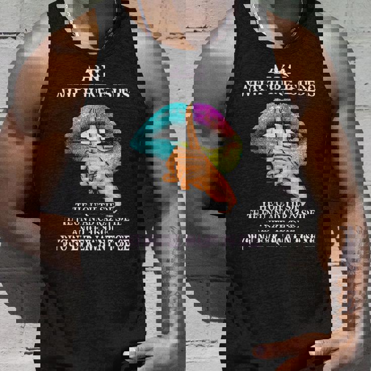 Ari Name Gift Ari With Three Sides Unisex Tank Top Gifts for Him