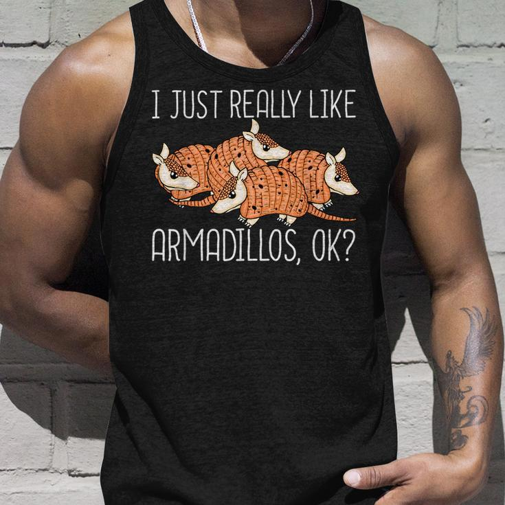 Armadillo Lover Kids Wildlife Animal Armadillo Unisex Tank Top Gifts for Him