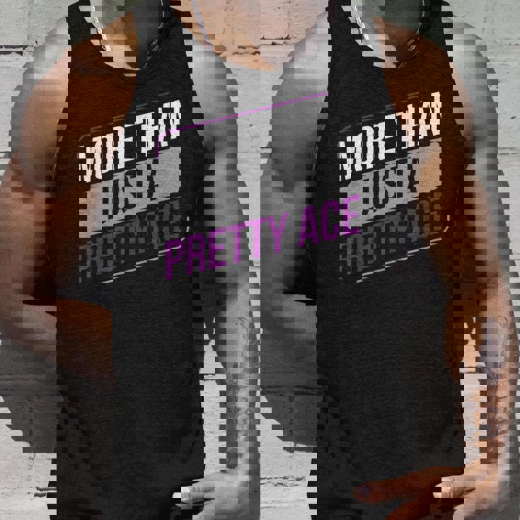 Asexual Funny More Than Just A Pretty Ace Asexuality Lgbtia Unisex Tank Top Gifts for Him