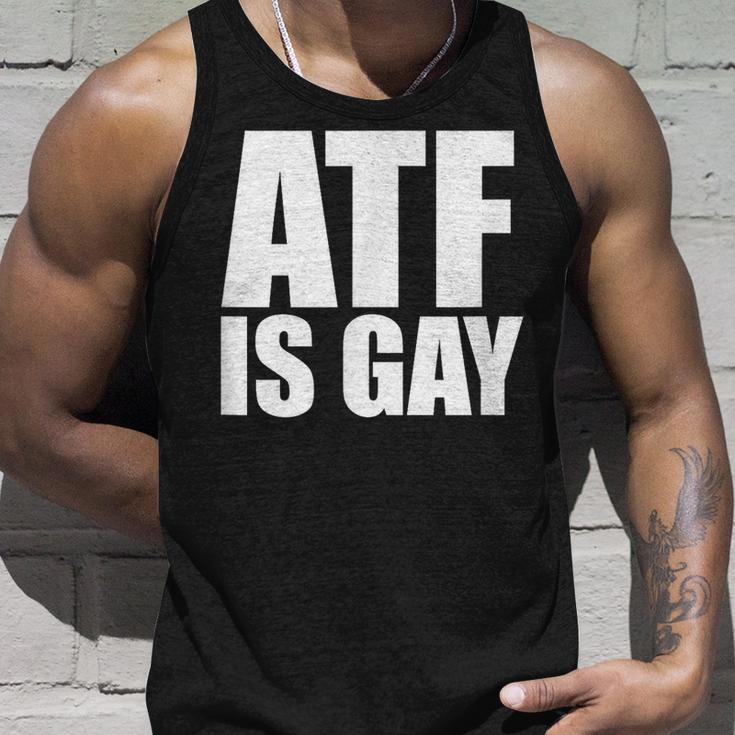 Atf Is Gay Unisex Tank Top Gifts for Him