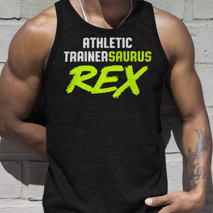 Athletic Trainer Gym Coach Rex Wellness Coaching Unisex Tank Top Gifts for Him