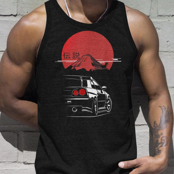 Automotive Jdm Legend Tuning Car R34 Japan Unisex Tank Top Gifts for Him