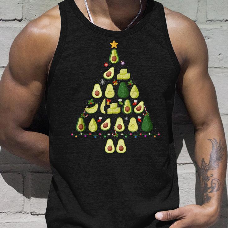 Avocado Christmas Tree Ugly Christmas Sweater Tank Top Gifts for Him