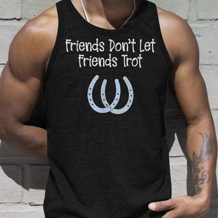 Awesome No Trotting Friends Dont Let Friends Trot Unisex Tank Top Gifts for Him