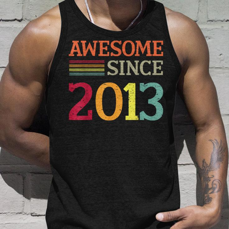 Awesome Since 2013 10Th Birthday Retro Vintage Unisex Tank Top Gifts for Him