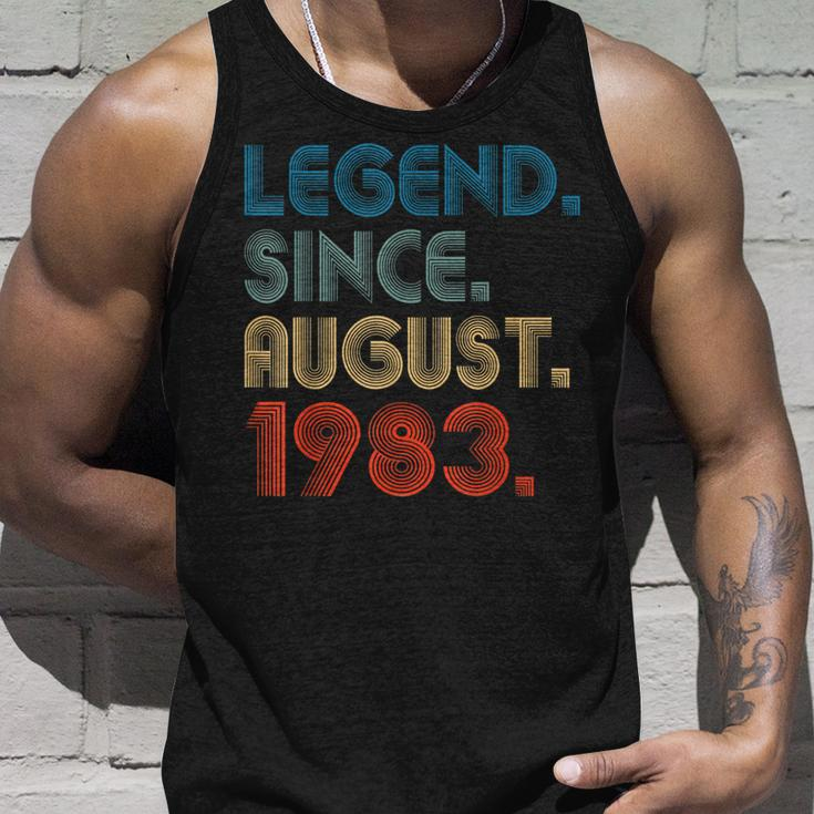 Awesome Since August 1983 40Th Birthday Gift 40 Year Old Men Unisex Tank Top Gifts for Him
