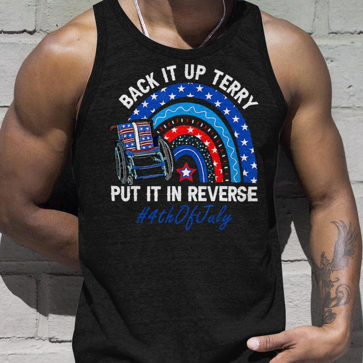 Back It Up Terry Put It In Reverse 4Th Of July Rainbow Women Unisex Tank Top Gifts for Him