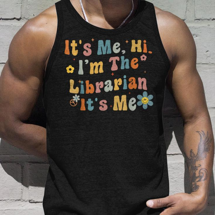 Back To School Its Me Hi Im The Librarian Summer Reading Unisex Tank Top Gifts for Him