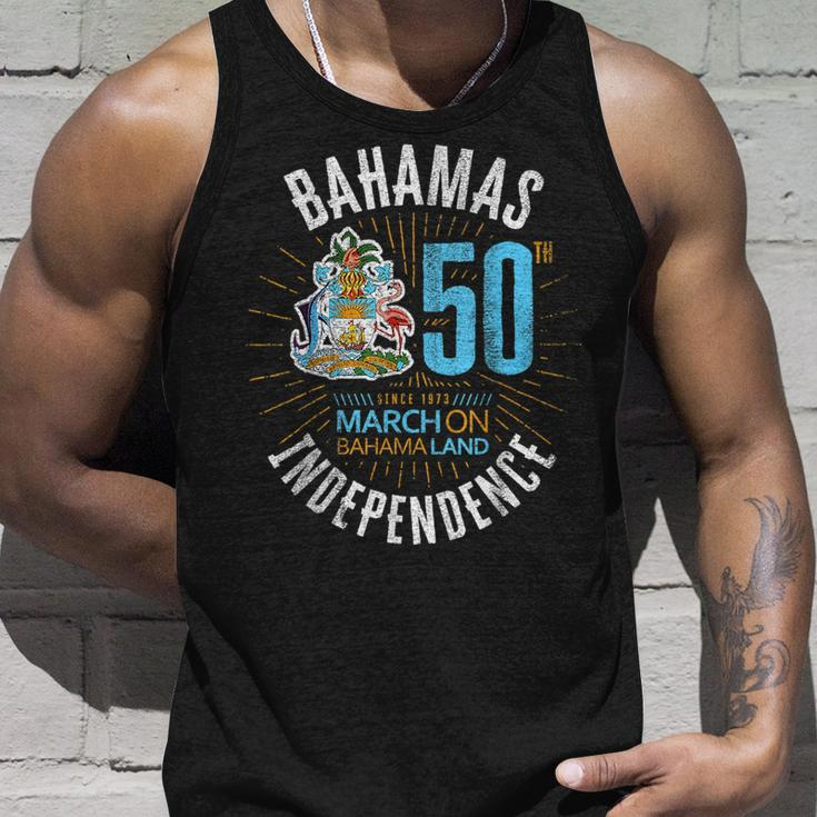 Bahamas 50Th Independence Bahamian Flag Nassau Bahamas Flag Unisex Tank Top Gifts for Him