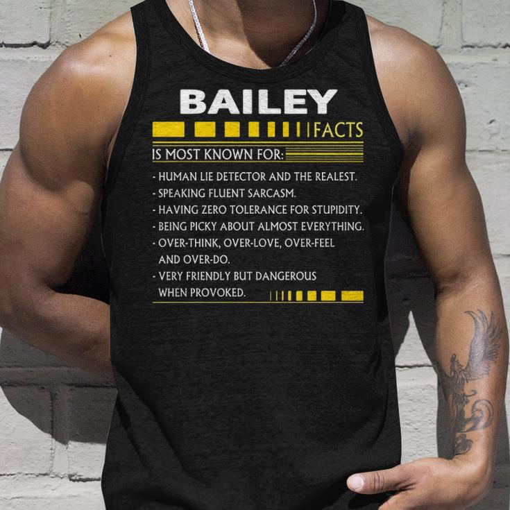 Bailey Name Gift Bailey Facts V3 Unisex Tank Top Gifts for Him