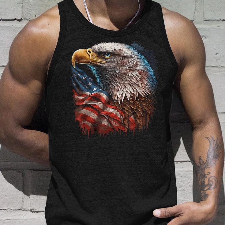 Bald Eagle Mullet American Flag Patriotic 4Th Of July Gift Unisex Tank Top Gifts for Him