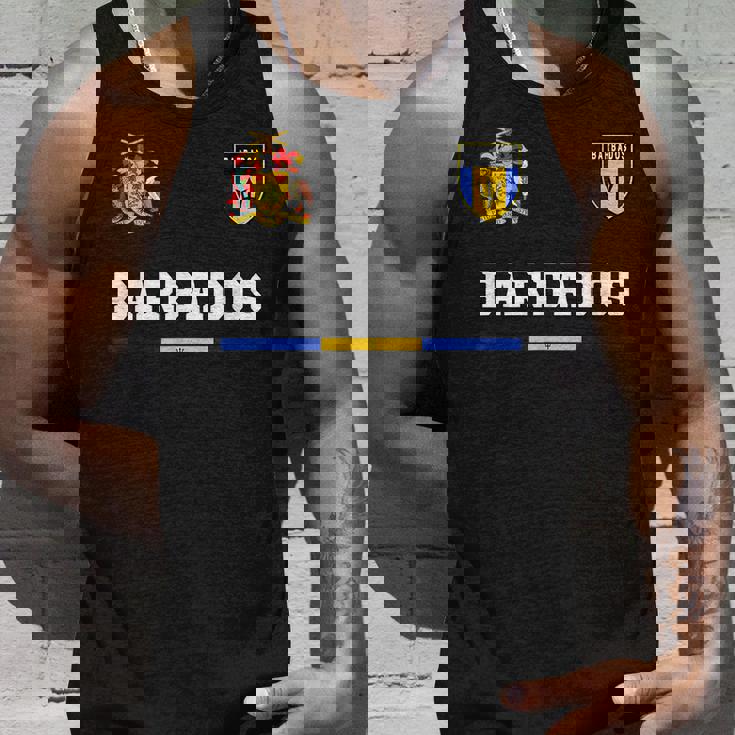 Barbados SportSoccer Jersey Flag Football Unisex Tank Top Gifts for Him