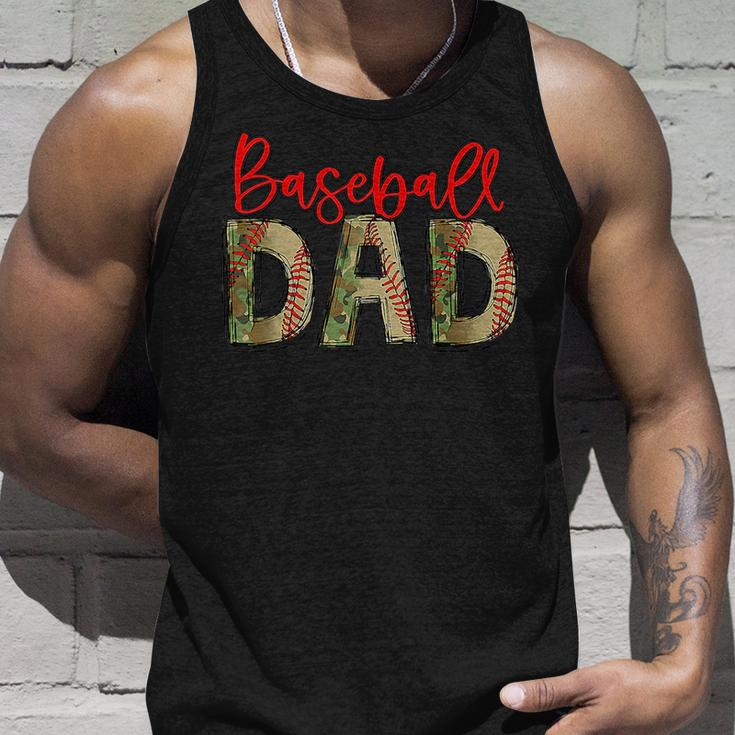 Baseball Dad Camouflage Fathers Day Baseball Lover For Dad Tank Top Gifts for Him