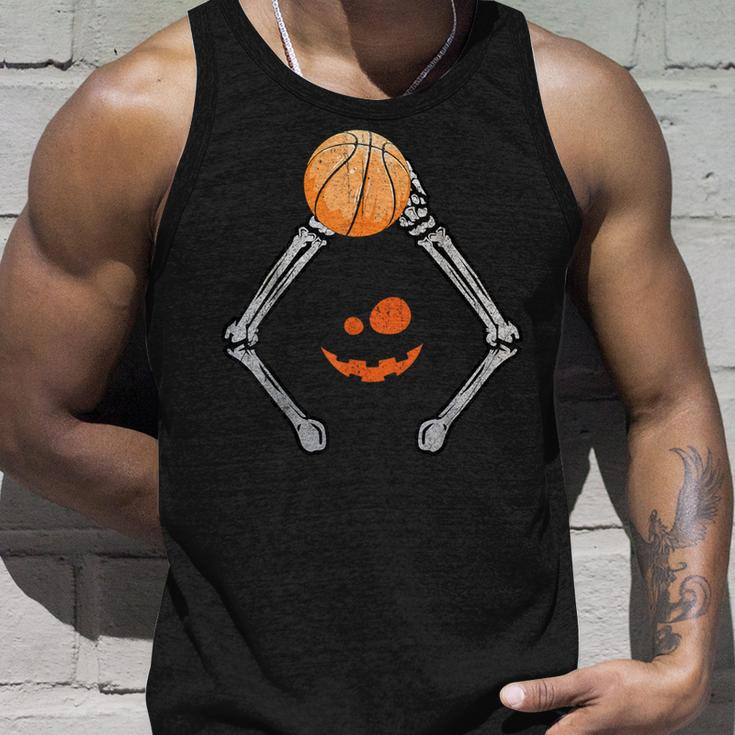 Basketball Skeleton Halloween Boys Basketball Halloween Tank Top Gifts for Him