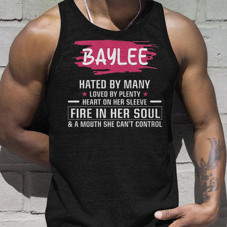 Baylee Name Gift Baylee Hated By Many Loved By Plenty Heart Her Sleeve V2 Unisex Tank Top Gifts for Him