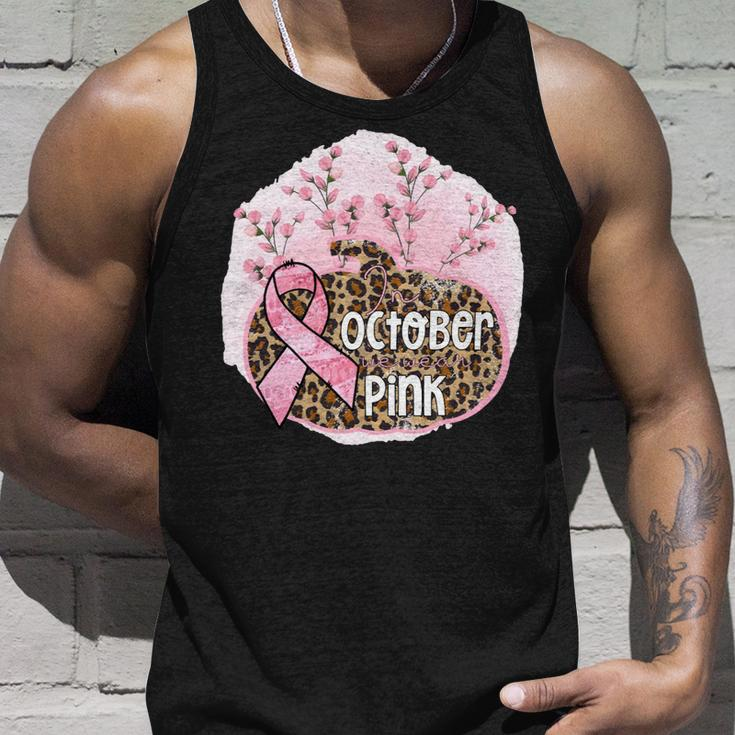 Bc Breast Cancer Awareness In October We Wear Pink Breast Cancer Awareness Pink October 50 Cancer Unisex Tank Top Gifts for Him