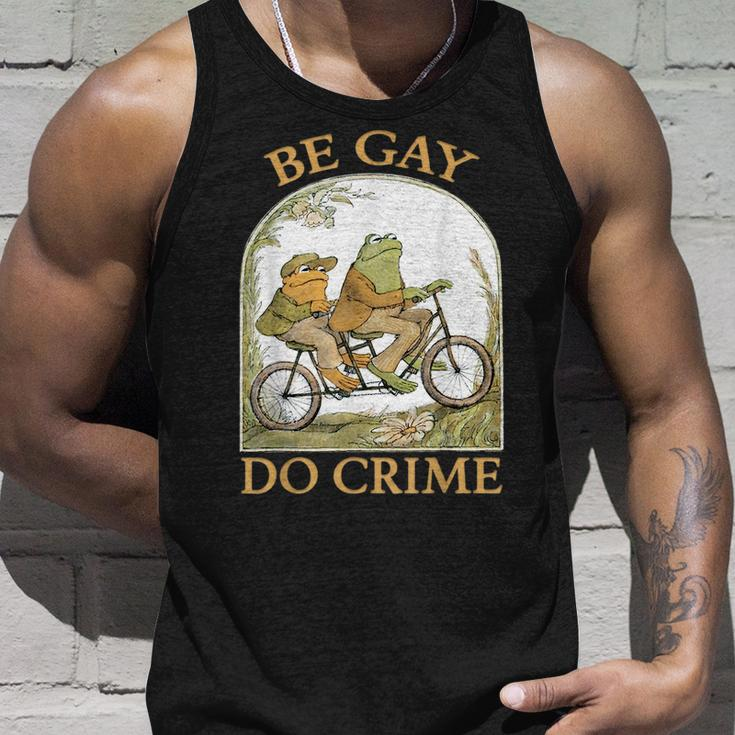 Be Gay Do Crime Frog And The Toad For Lgbtq Pride Unisex Tank Top Gifts for Him