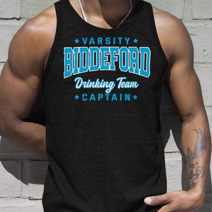 Beer Biddeford Drinking Team Captain Maine Craft Beer Me Brewer Unisex Tank Top Gifts for Him