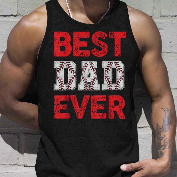 Best Dad Ever Baseball Dad And Softball Fathers Day Cool Unisex Tank Top Gifts for Him