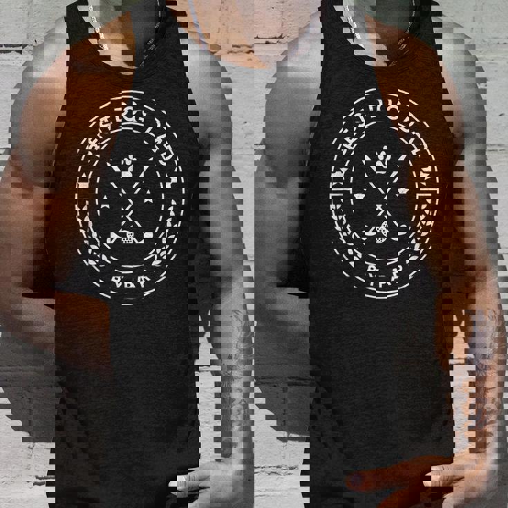 Best Dog Dad By Par For Golfer Funny Unisex Tank Top Gifts for Him