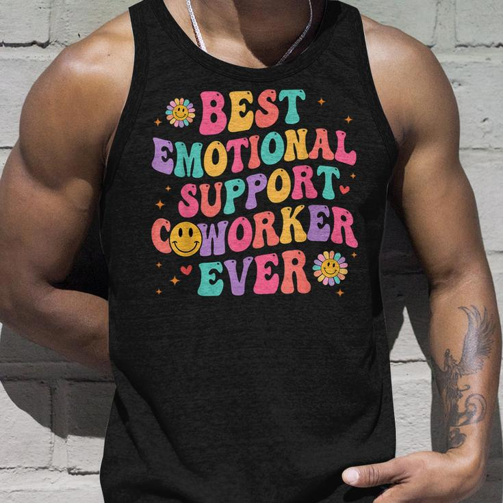 Best Emotional Support Coworker Ever Unisex Tank Top Gifts for Him