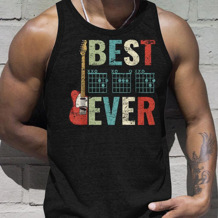 Best Guitar Dad Ever Guitar Chords For Guitar Lovers Unisex Tank Top Gifts for Him