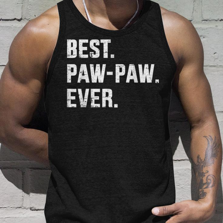 Best Paw Paw Ever For Grandpa Or Dad Fathers Day Unisex Tank Top Gifts for Him