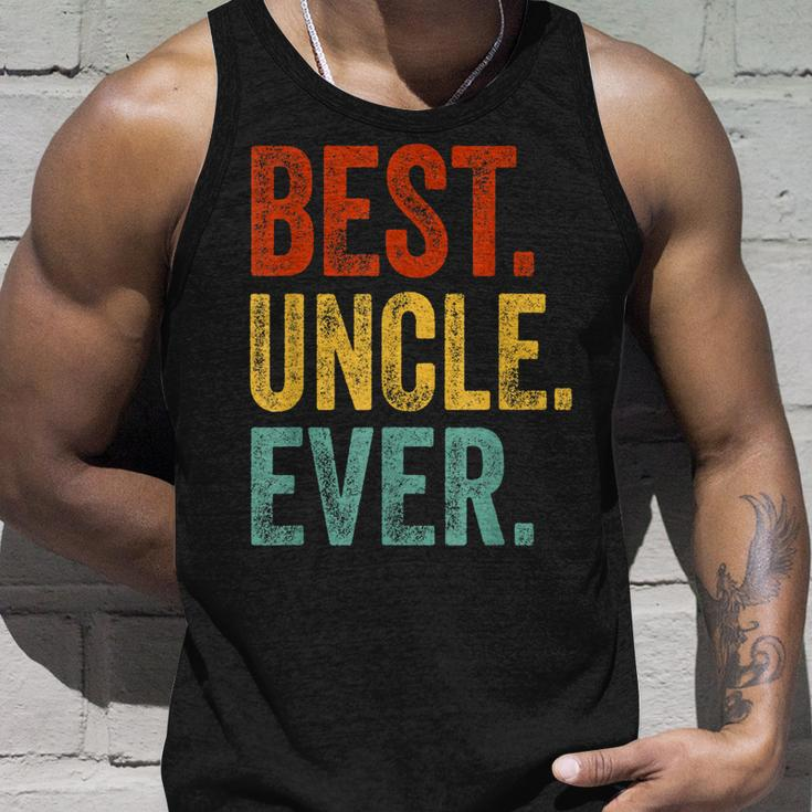 Best Uncle Ever Fathers Day Present Papa Daddy Grandpa Tank Top Gifts for Him