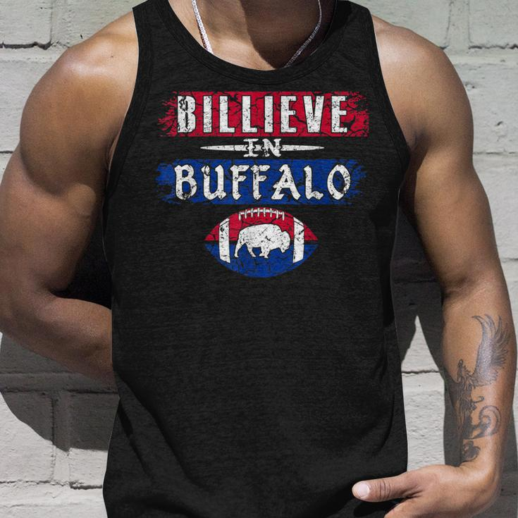 Billieve In Buffalo Vintage Football Unisex Tank Top Gifts for Him