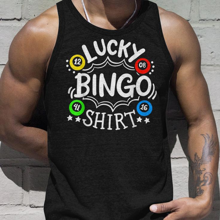 Bingo Lucky Bingo Unisex Tank Top Gifts for Him