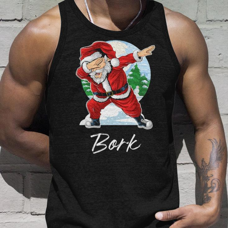 Bork Name Gift Santa Bork Unisex Tank Top Gifts for Him