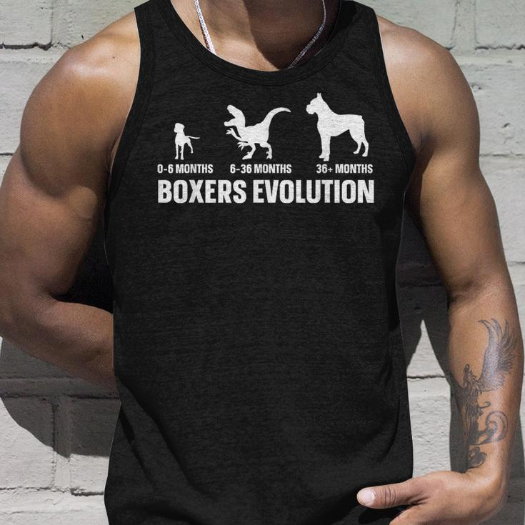 Boxers Evolution Design For A Boxer Owner Unisex Tank Top Gifts for Him