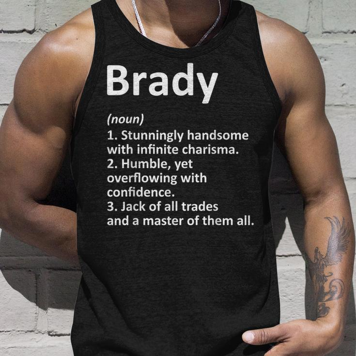Brady Definition Personalized Name Birthday Idea Definition Tank Top Gifts for Him