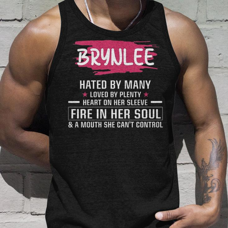 Brynlee Name Gift Brynlee Hated By Many Loved By Plenty Heart Her Sleeve V2 Unisex Tank Top Gifts for Him